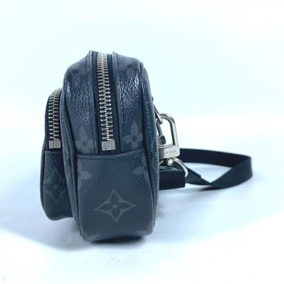 LOUIS VUITTON M30755 MonogramEclipse Outdoor Pochette Bag Crossbody Pochette... - Picture 7 of 15